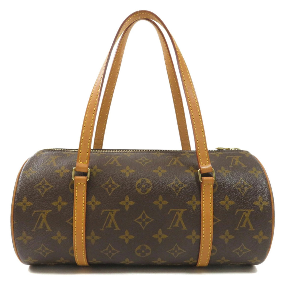 Louis Vuitton Monogram Papillon Handbag Canvas Brown